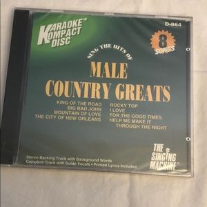 Male country greats cd 8 songs
